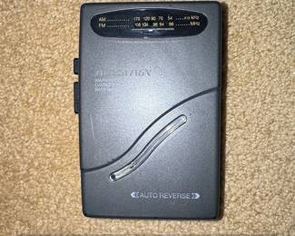 Sovereign AM or FM Radio Cassette Player with Auto Reverse