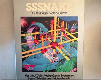 Data Age Sssnake Video Game for Atari and Sears TeleGames