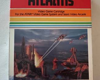 Imagic Atlantis Video Game Cartridge for Atari VCS