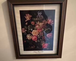 Antique Floral Frolic Print
