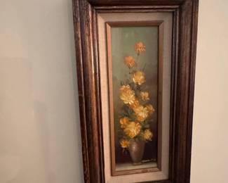 Robert Cox Floral Still Life Oil Painting