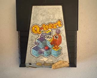 Qbert Atari Video Game Cartridge