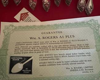 Wm. A. Rogers A Plus Silverplate Flatware Set second image