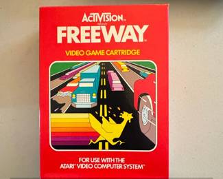 Activision Presents Freeway Video Game Cartridge for Atari