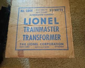Lionel Trainmaster Transformer No.
