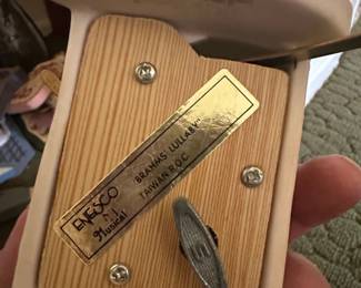 Enesco Brahms Lullaby Musical Baby Figurine second image