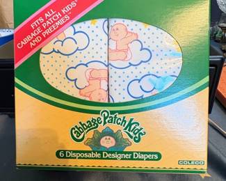 Cabbage Patch Kids Disposable Designer Diapers Box