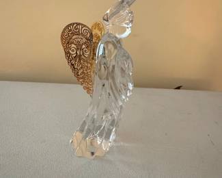Gorham Crystal Angel Figurine