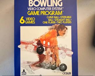 Atari Bowling Video Computer System Game Program CX