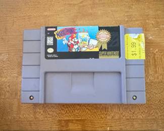 Mario Paint Super Nintendo Entertainment System Game Cartridge