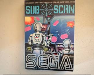 Sub Scan Video Game for Atari and Sears Video Arcade