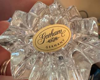 Gorham Crystal Angel Figurine second image