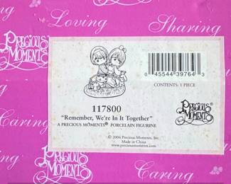 Precious Moments Remember, Were In It Together Porcelain Figurine