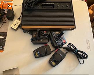 Atari Video Computer System with Joysticks and Paddle Controllers B