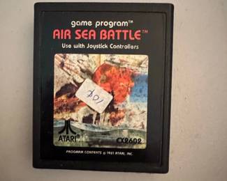 Atari AirSea Battle Video Game Cartridge