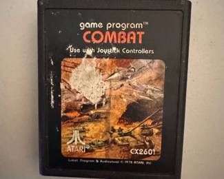 Atari Combat CX Video Game Cartridge