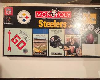 Monopoly Pittsburgh Steelers Super Bowl XL Champions Collectors Edition Board Game