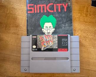 SimCity Super Nintendo Entertainment System Game