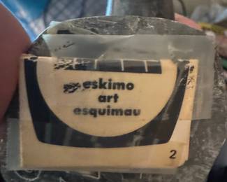 Inuit Soapstone Seal Carving second image