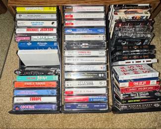 Assorted s and s Music Cassette Tapes