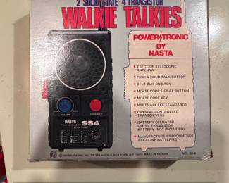 PowerTronic by Nasta Solid State Transistor Walkie Talkies SS