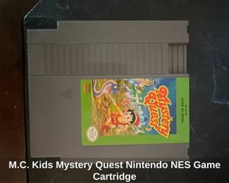 M.C. Kids Mystery Quest Nintendo NES Game Cartridge