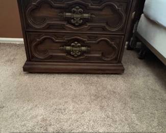 Vintage Thomasville Furniture Segovia Collection Nightstand