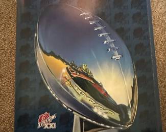Super Bowl XXI Official Game Program Denver Broncos vs. New York Giants