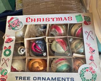 Vintage Fantasia Brand Christmas Ornaments Set
