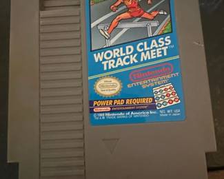 Nintendo World Class Track Meet NES Game Cartridge