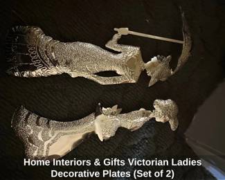 Home Interiors Gifts Victorian Ladies Decorative Plates Set of