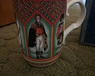 Sadler Fine Bone China Mug Duke of Wellington Soldiers of Waterloo