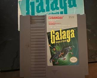 Galaga Demons of Death NES Game with Instruction Booklet