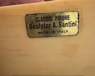 Classic Figure Romulus and Remus Sculpture by A. Santini second image