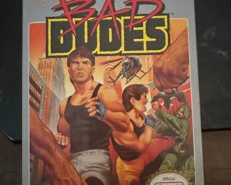 Data East Bad Dudes NES Game Box