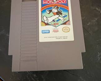 Monopoly NES Game Cartridge