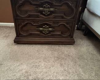 Vintage Thomasville Furniture Segovia Collection Nightstand