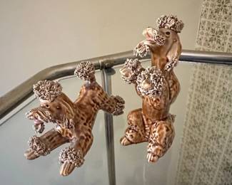 Vintage Spaghetti Poodle Figurines