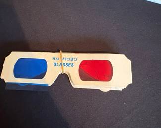 D Video Glasses Anaglyph Cardboard