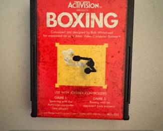 Activision Presents Boxing Atari Game Cartridge