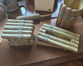 Cigar Ashtray and Cigar Holder Set