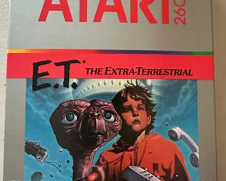 Atari E.T. The ExtraTerrestrial Video Game Cartridge Box