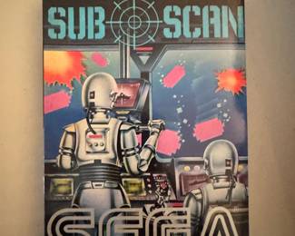 Sub Scan Sega Video Game Box Art