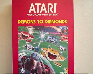Atari Video Computer System Demons to Diamonds Game Box