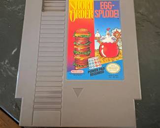 Nintendo Entertainment System Short Order or Eggsplode Game Cartridge