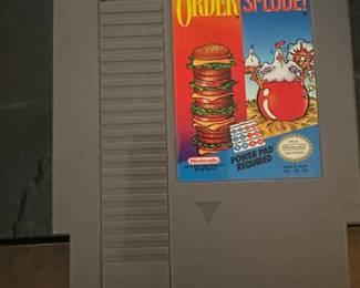 Short Order or EggSplode NES Game Cartridge