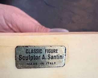 Sculptor A. Santini Romulus and Remus Figurine second image