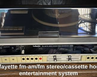 Lafayette fmam or fm stereo or cassette home entertainment system