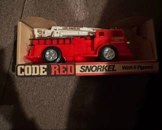 Anbold My First Dump Truck Code Red Snorkel Fire Truck Toy Set second image