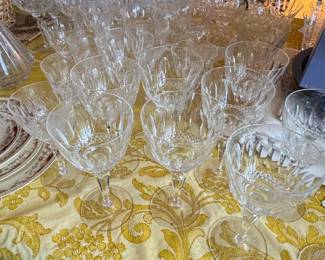 Vintage Bohemia Crystal Wine Glasses